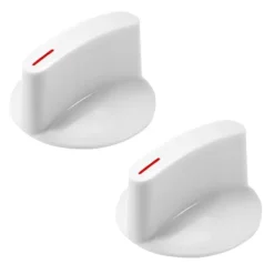 Torktumlare-2-pack WH1X2721 Torktumlarknapp, Ersättning för Hotpoint GE Torktumlare [DB] White