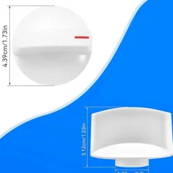 BRONZE Torktumlare-2-pack WH1X2721 torktumlarvred, ersättning för Hotpoint GE torktumlare [BR] White