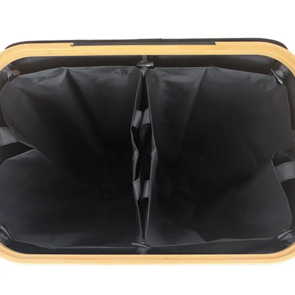 Northix Soptunnor-Pantbehållare för återvinning av flaskor, 2 sektioner, 60–100 flaskor