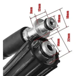 BraVärde Högtryckstvättar-Passar Karcher K2 K3 K4 K5 6M/8M/10M högtryckstvättslang sprayslang 8M