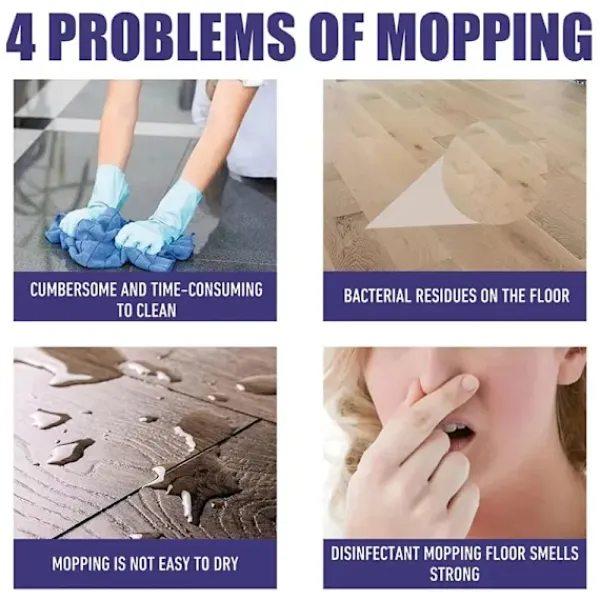 ATELA Rengöringsmedel-2Pcs Golvrengöringslösning för Roborock S8 Pro Ultra/s7 Maxv Ultra/dyad/s7 Dammsugardelar Robotmoppar Antibakteriell