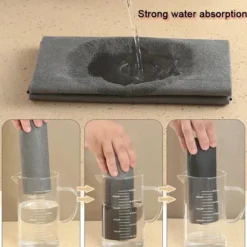 Fönsterrengöring-5PCS Tjockare magisk rengöringsduk utan vattenmärke Glasduk Återanvändbar Fönster Glas Rengöringsduk trasa Kökshandduk