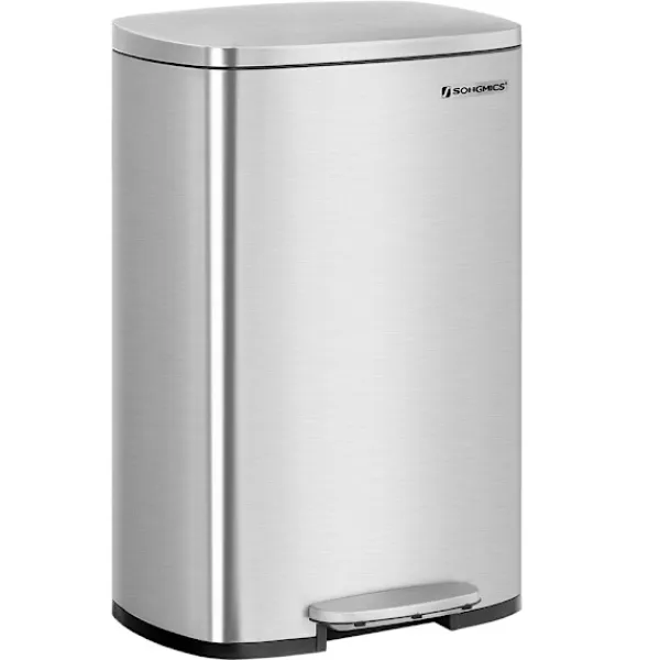 Songmics Soptunnor-Pedalhink 50L - Silver