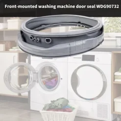 unbranded Tvättmaskiner-Permanent Gummitätning för Tvättmaskinsdörr för Aktuella Frontmatade Tvättmaskiner Världen Över