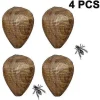 Skadedjur & Insekter-Pieces Vattentät Getingbo Lockbete Hängande Hornet Getingavskräckare Falskt Tyg Getingbo Giftfri Bi Lockbete Avskräckare för Hem Trädgård Utomhus Brun | Fyndiq