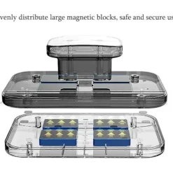 Fönsterrengöring-{PL} Magnetisk fönstertorkare Justerbar torkarrengörare Dubbelsidig glasrengöringstillbehör för hemmabruk