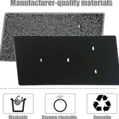 Torktumlare-{PL}Set med 4 filter för Bauknecht, Privileg, Whirlpool torktumlare med värmepump - Svampfiltermattor g2024174332