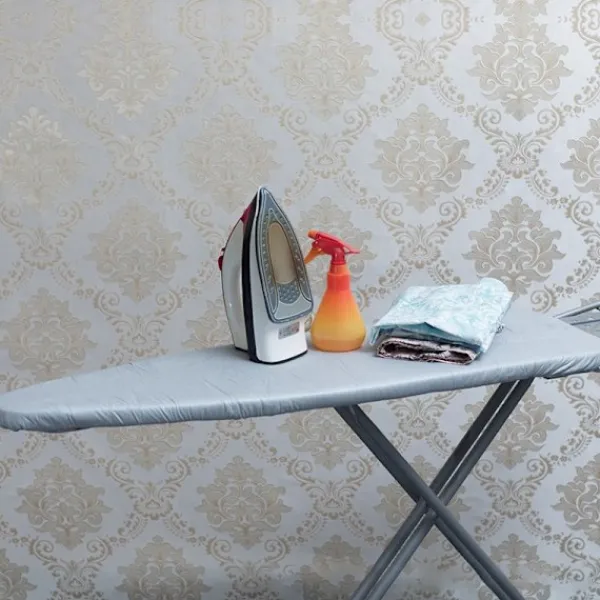 Strykjärn-Polyester strykbordsöverdrag Högtemperaturbeständigt dubbelt lager strykbordsöverdrag - Perfet 140*50cm