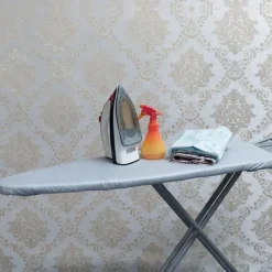 Jettbuying Strykjärn-Polyester strykbräda cover Hög temperaturbeständig dubbellager strykbräda cover 120*37cm