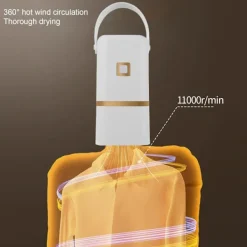 Torktumlare-Portabel Elektrisk Mini Torkmaskin Snabb Torkning Tvätt För Resor Hemanvändning Vit