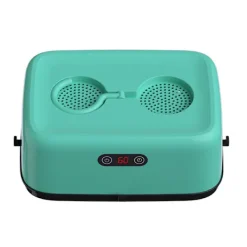 Torktumlare-Portabel Elektrisk Torktumlare 600W för Resor, Lägenhet, Husbil, Hem, med Förvaringsväska (Blå)