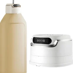 Torktumlare-Portabel Elektrisk Torktumlare 600W, Pekskärm röststyrning med fjärrkontroll