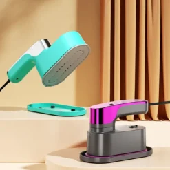 INF Ångtvättar-Portabel Handhållen Klädångare - 1200W, Snabb Uppvärmning, 360° Rotation, Perfekt för Hem & Resa