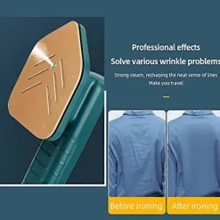 Strykjärn-Portabel Handhållen Ångstrykjärn Mini Resestrykjärn Tyg Strykjärn Hängande Strykning Rynkborttagning Lättviktig Steamer för Hemmakontor Resor