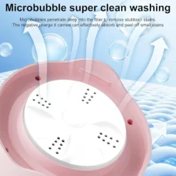 EASTVAPS Tvättmaskiner-Portabel Mini Tvättmaskin, Automatisk Tvättrengörare med Uppladdningsbart Batteri