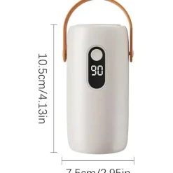 Torktumlare-Portabel Tørretumbler, Minitork, Lågljud, Timer & Överhettningsskydd, för Resor, Camping, Dorm & Vått Väder