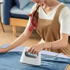 INF Strykjärn-Portabel Värmebeständig Strykmatta, 48x86cm Vikbar Bomullsstrykplatta för säker strykning