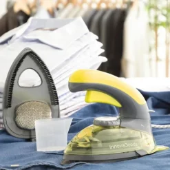 B2X Strykjärn-Portabelt ministyrkjärn: Flexibelt handtag & tillbehör