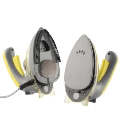 B2X Strykjärn-Portabelt ministyrkjärn: Flexibelt handtag & tillbehör