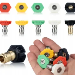 Rosfix Högtryckstvättar-PowerReach ProMax 6.3M Teleskopisk Tvättlans – 4000 PSI | 7 Munstycken | Kompatibel med M22, QC 3/8