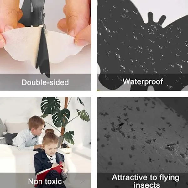 Floveme Skadedjur & Insekter-Praktiska Effektfulla Flugfällor / Insektsfällor (6-Pack) Fjärril