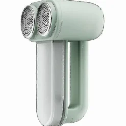 GIFT OF G Ångtvättar-Professionell Elektrisk Noppborttagare Dubbelhuvud Tygrakapparat 3 Hastigheter Uppladdningsbar Tröja Fuzz Rakapparat För Kläder Möbler Guanguan