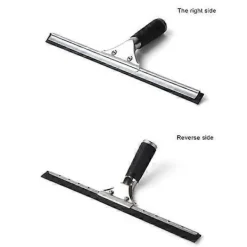 Fönsterrengöring-Professionell fönsterskrapa med gummiläpp, långt handtag, badrumsdusch, fönstertorkare, glasrengöringsverktyg 30cm