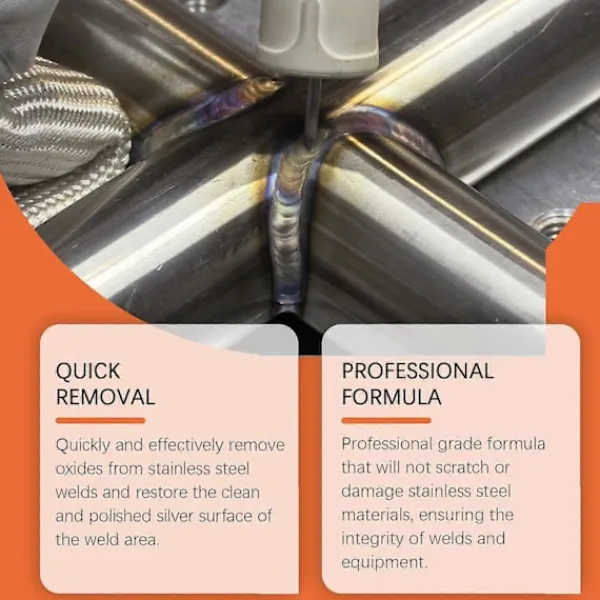 Rengöringsmedel-Professionell rengöringsgel för rostfria stålsvetsar 100g