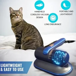 Megabilligt Dammsugare & Tillbehör-Påslös Handhållen Dammsugare med UV och HEPA-filter, Perfekt för Allergiker
