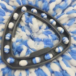 Städmoppar-Qazx 2st rött utbytesmopphuvud, universal 360 mikrofiberspinnmopp för golvrengöring Asdf (vit Mop Replacement Heads