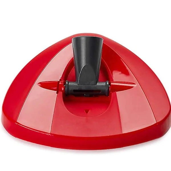 Städmoppar-Qazx 2st rött utbytesmopphuvud, universal 360 mikrofiberspinnmopp för golvrengöring Asdf (vit Mop Replacement Heads