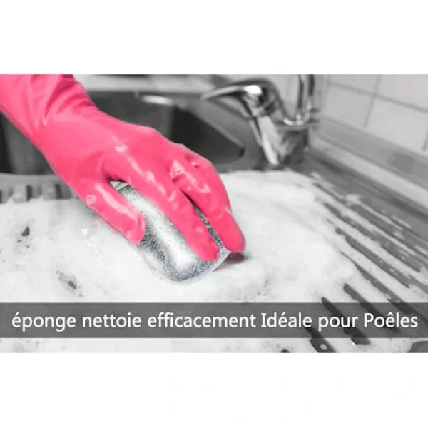 Svampar & Dukar-QD-Disksvampar, 6 dubbelsidiga, icke-repor skrubbdukar, den antibakteriella mikrofibersvampen i köket rengör effektivt allt