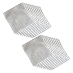 Svampar & Dukar-QQX.20x Grå Multifunktionella Metalltrådsdisktrasor Premium Nylon