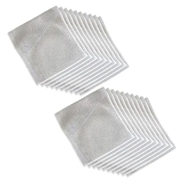 Svampar & Dukar-QQX.20x Grå Multifunktionella Metalltrådsdisktrasor Premium Nylon