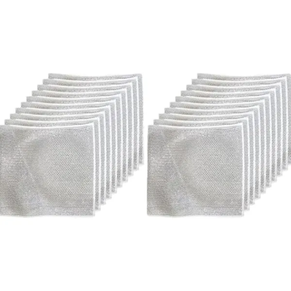 Svampar & Dukar-QQX.20x Grå Multifunktionella Metalltrådsdisktrasor Premium Nylon