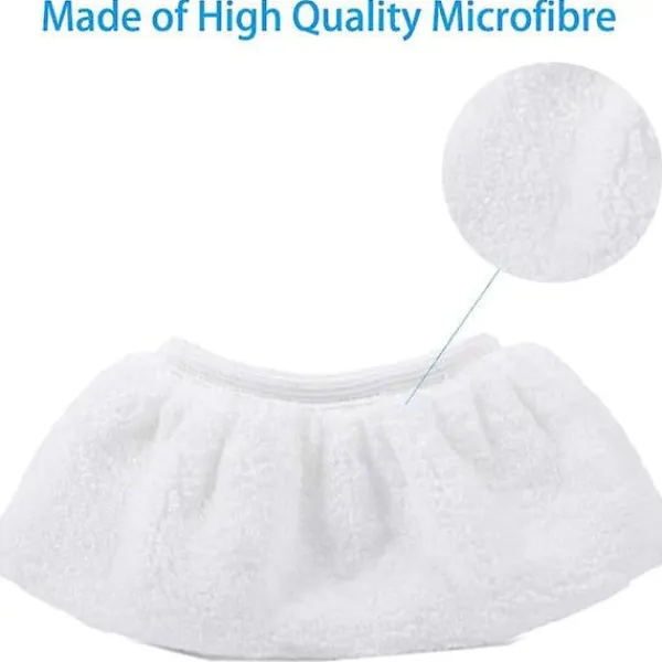 Svampar & Dukar-QU) 8-pack mikrofiberduköverdrag för Kärcher ångrengörare SC1 SC2 SC3 SC4 SC5 CTK10 handmunstyckstillbehör
