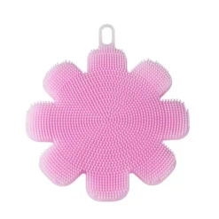 Svampar & Dukar-(Röd plommon, puderplommon, blå plommon) silikon diskborste - Wonder[PL]