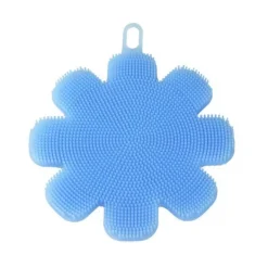 Svampar & Dukar-(Röd plommon, puderplommon, blå plommon) silikon diskborste - Wonder[PL]