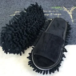Städmoppar-Rengör tofflor för att torka av golvet med öppen tå, lata tofflor S