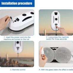 NSF Fönsterrengöring-Rengöring Robot dammsugare för fönster rengörare