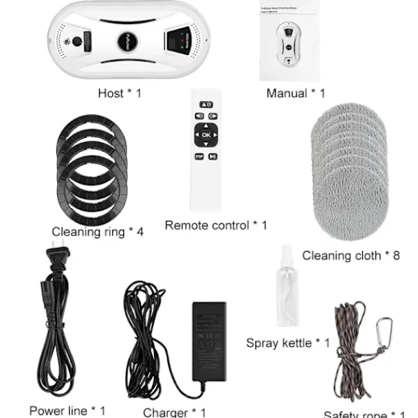 NSF Fönsterrengöring-Rengöring Robot dammsugare för fönster rengörare