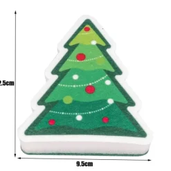 Hommy Svampar & Dukar-Rengöring svamp gnuggar jul tecknad film rengöring svamp ved massa bomull rengöring borste