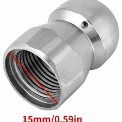 OCEAN Högtryckstvättar-Rengöringsmunstycke Högtryck Vatten och Avloppsstrålar Rostfritt Stål