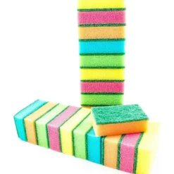 Svampar & Dukar-Rengöringssvamp, diskborste, kökssvamp, dubbelsidig rengöringssvamp, fläckborttagare, skursvamp, 20 stycken