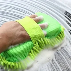 Svampar & Dukar-Rengöringssvampblock i slumpmässig färg, bildekorering, stark fläckborttagning, korall med hög densitet 1pc