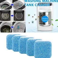 Rengöringsmedel-Rengöringstabletter för tvättmaskin, brusande, djuprengörande, effektivt steriliserande, mögelborttagande, deodoriserande, fläckborttagande, hushållsrengöringsmedel | Fyndiq