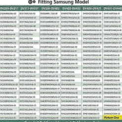 Torktumlare-Reparationssats för torktumlare inkluderar DC97-16782A torkvals, DC93-00634A spännrulle, 6602-001655 D