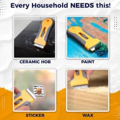 Rengöringsmedel-Repfri rengöring, rengöringsverktyg för hällar med 20 reservdelar, keramikhällar, glasdörrar, fönster och målade ytor