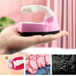 Hommy Strykjärn-Rese Elektriskt Strykjärn Handhållen Mini Strykjärn Barn Elektriskt Strykjärn Hotfix Applikator