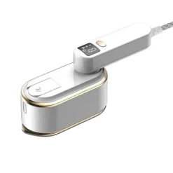 Strykjärn-Reseångare för Kläder Portabel Mini -1200 Watt 10S Snabb Uppvärmning - med Digital Display för Hem, Resor EU-kontakt